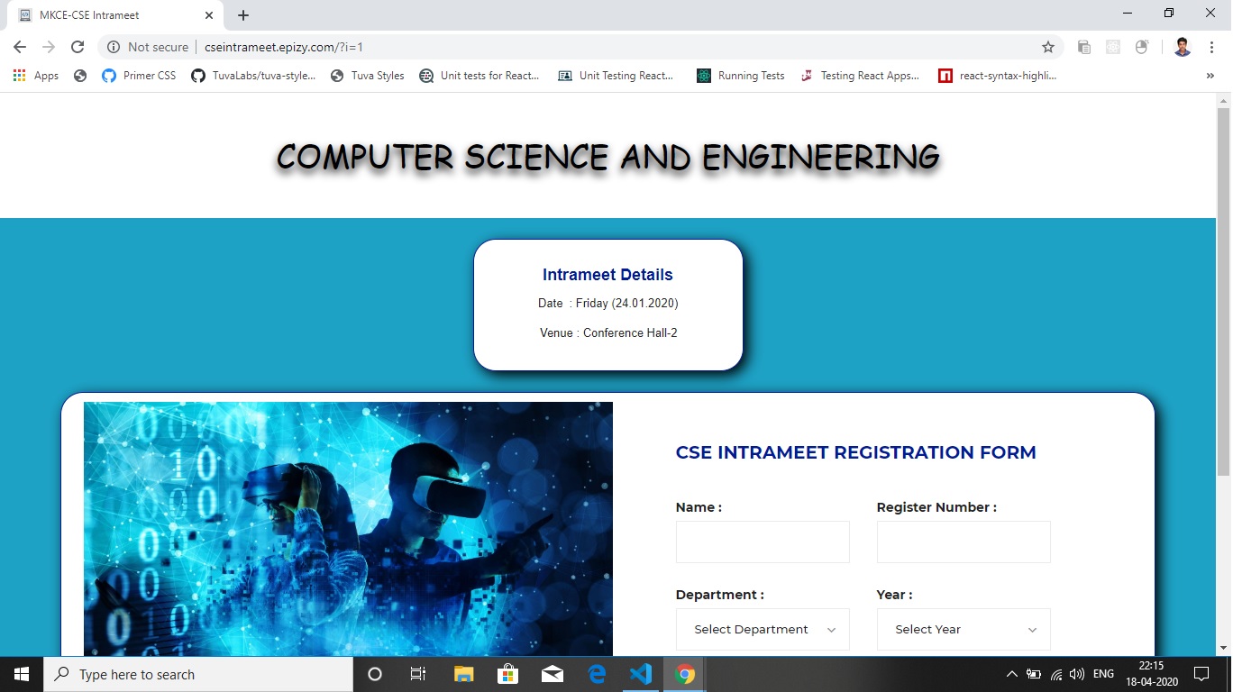 Cse Department Intrameet