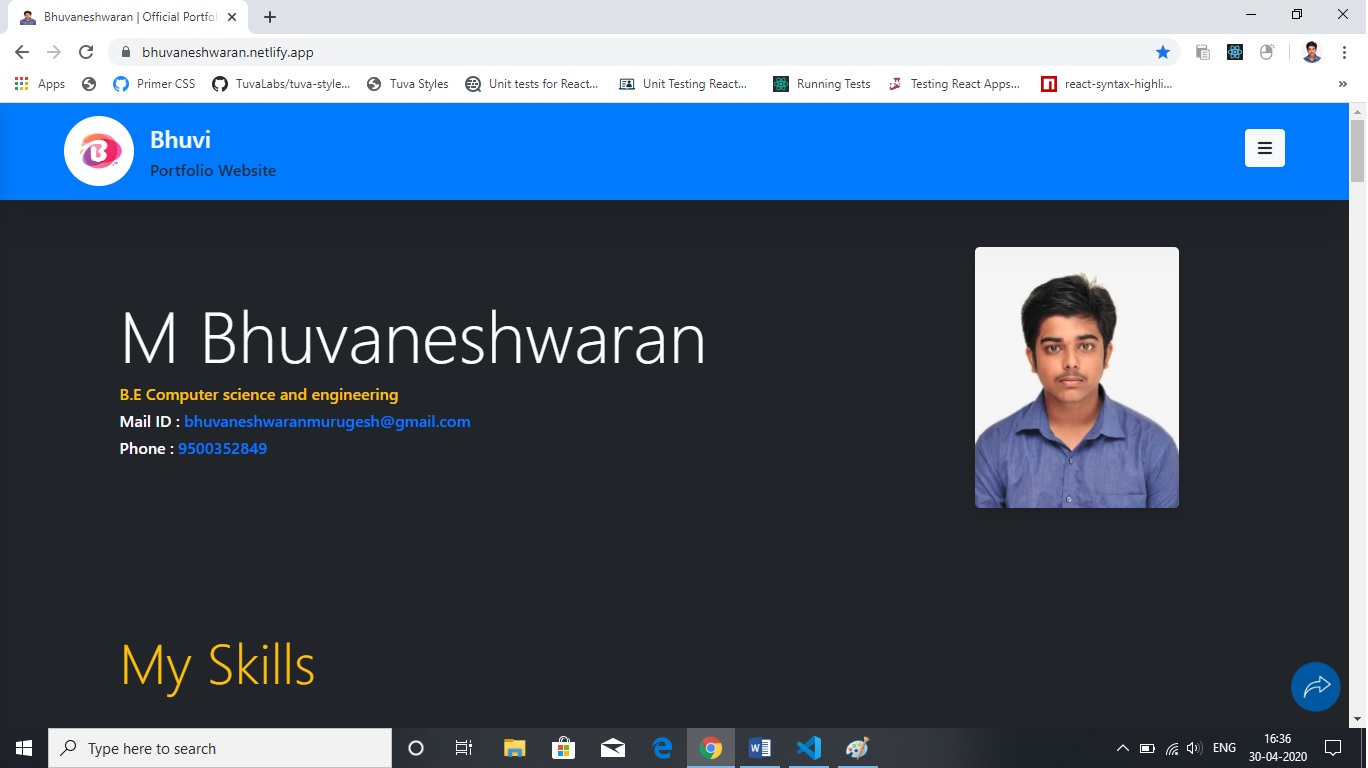 Portfolio Website