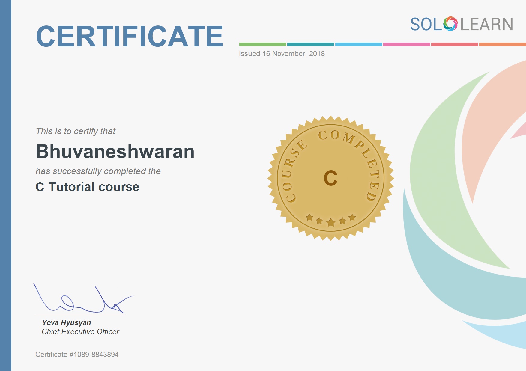 Sololearn - C