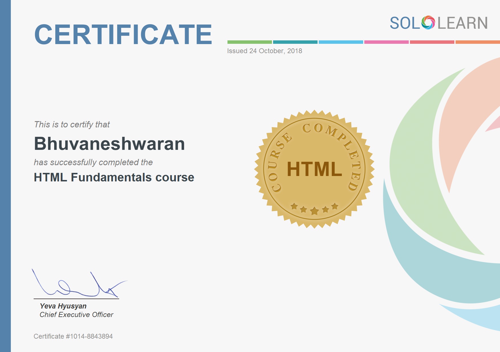 Sololearn - HTML