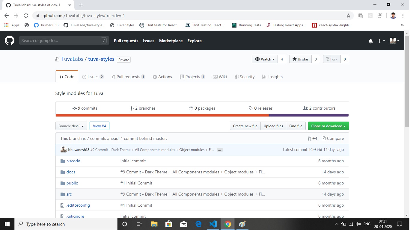 Tuvalabs UI Style Framework